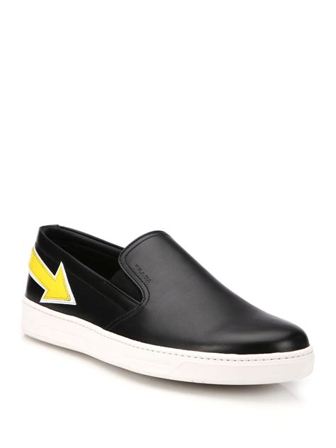 Prada slip on sneakers